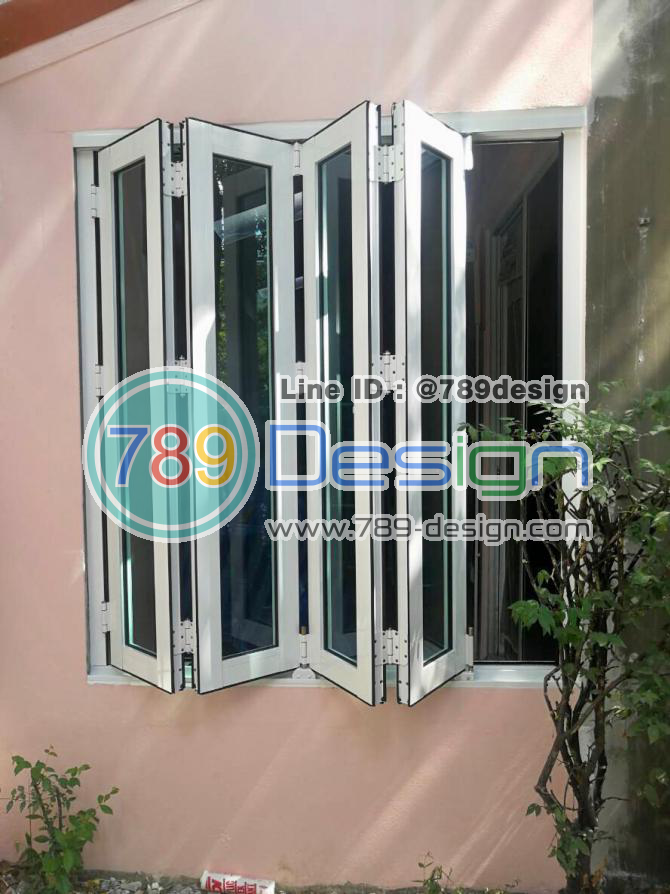 อลูมิเนียมบานเฟี้ยม หน้าต่าง เก็บข้างเดียว4บาน อลูมิเนียมบานเฟี้ยม หน้าต่าง เก็บข้างเดียว4บาน