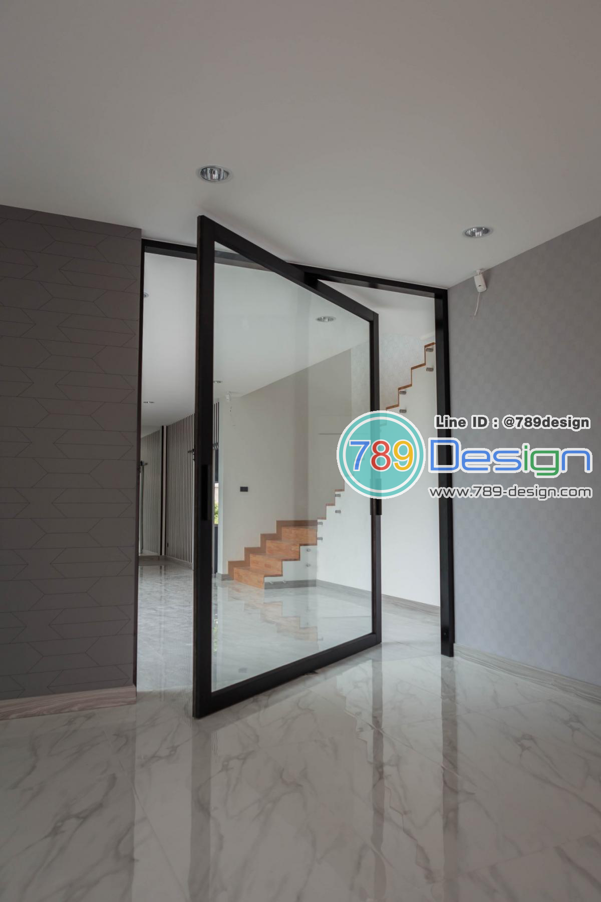 บานจุดหมุนโช็ค360' กระจกใส่8มิลเทมเปอร์ กว้าง.230แท x สูง270cm บานจุดหมุนโช็ค360' กระจกใส่8มิลเทมเปอร์ กว้าง.230แท x สูง270cm