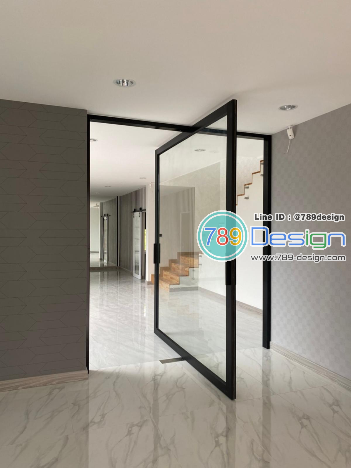 บานจุดหมุนโช็ค360' กระจกใส่8มิลเทมเปอร์ กว้าง.230แท x สูง270cm บานจุดหมุนโช็ค360' กระจกใส่8มิลเทมเปอร์ กว้าง.230แท x สูง270cm