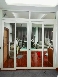 บานPC DOOR 4บานมีช่องแสง
