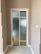 บานPC DOOR 2บาน กระจกฝ้า+กระจกใส่