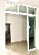 บานPC DOOR 3บาน มีช่องแสงด้านบน มิเนียมสีอบขาว กระจกใส5มิล